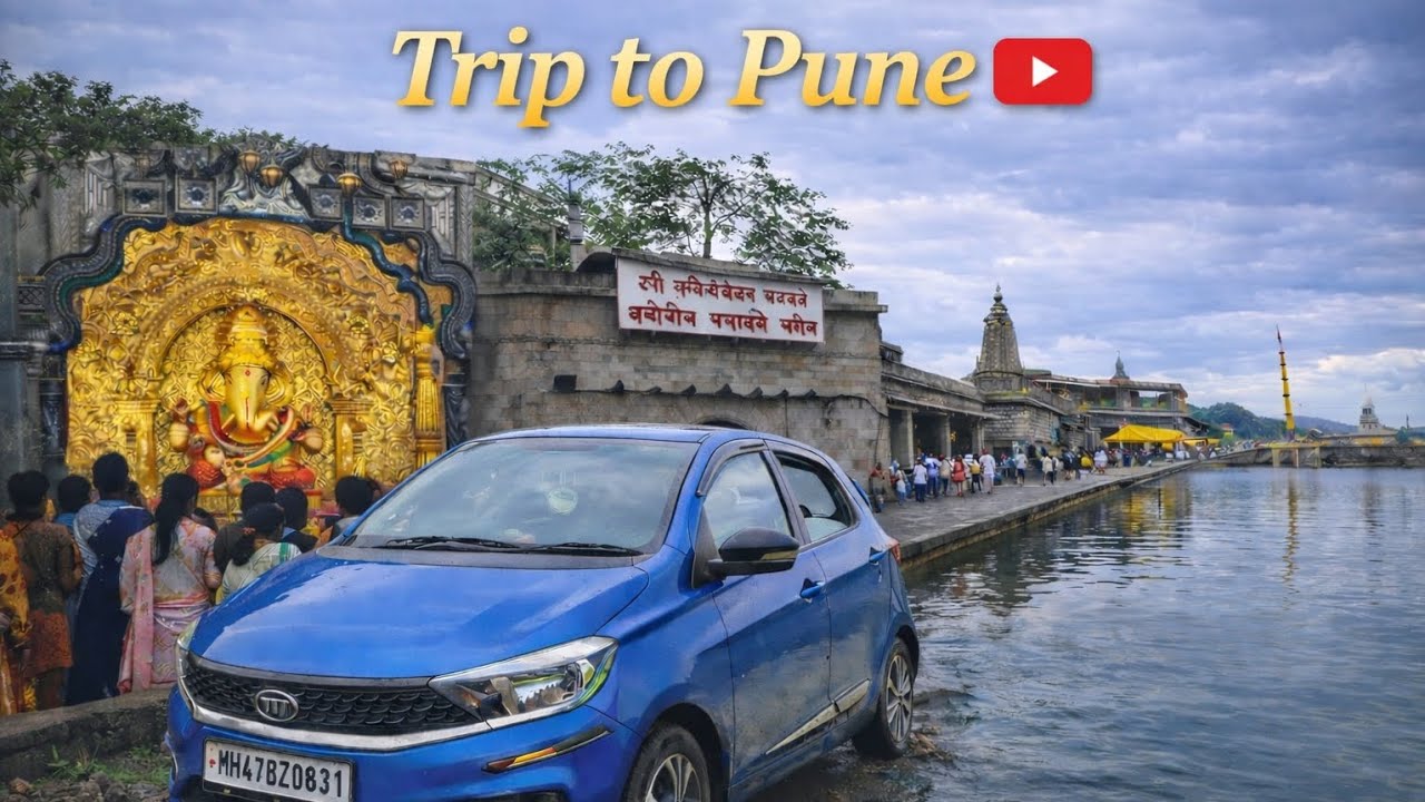Pune Trip Vlog 🚗 | Alandi, Dagdusheth Ganpati & Theur Darshan 🙏🛕 | Family Travel Vlog |