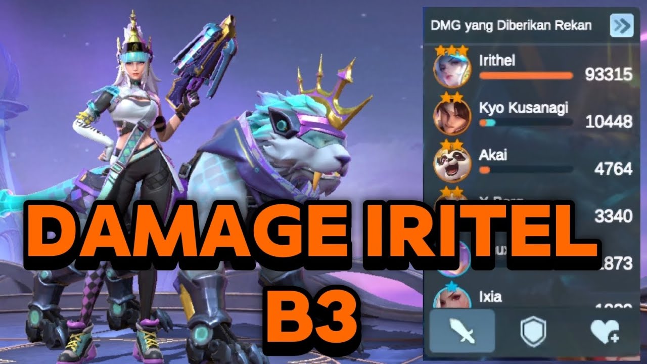 IRITEL B3 !! DAMAGENYA GEDE BANGET !! SEKALI TEMBAK MUSUH ILANG !!