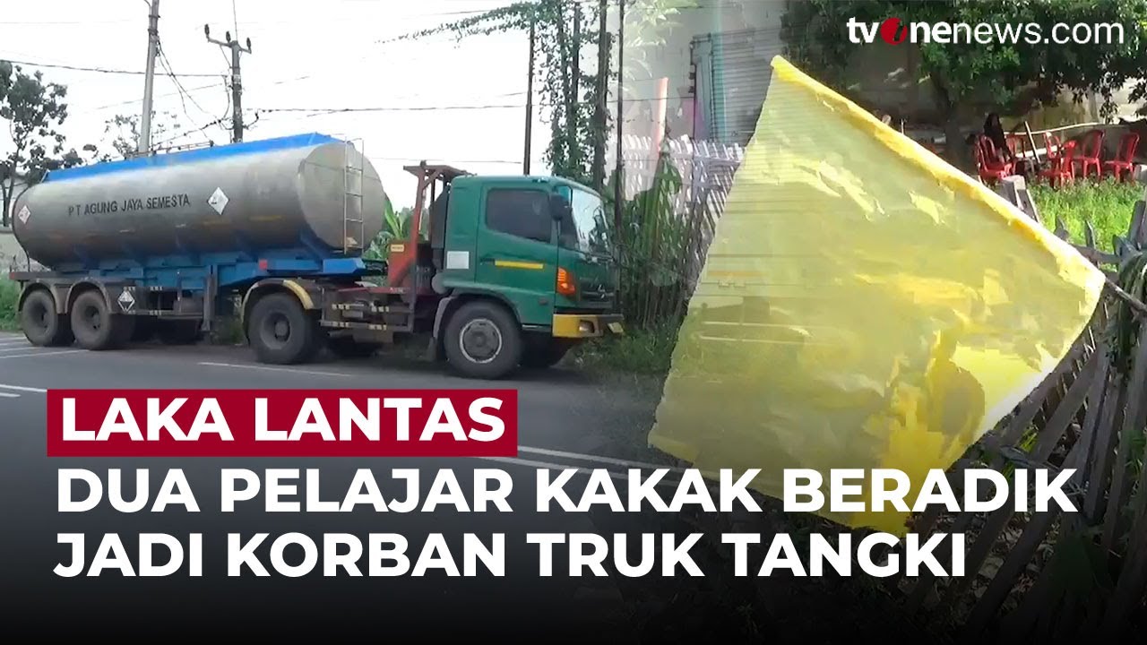 Tragis! Dua Pelajar Kakak Beradik Tewas Terlindas Truk Tangki Di Karawang | OneNews Update