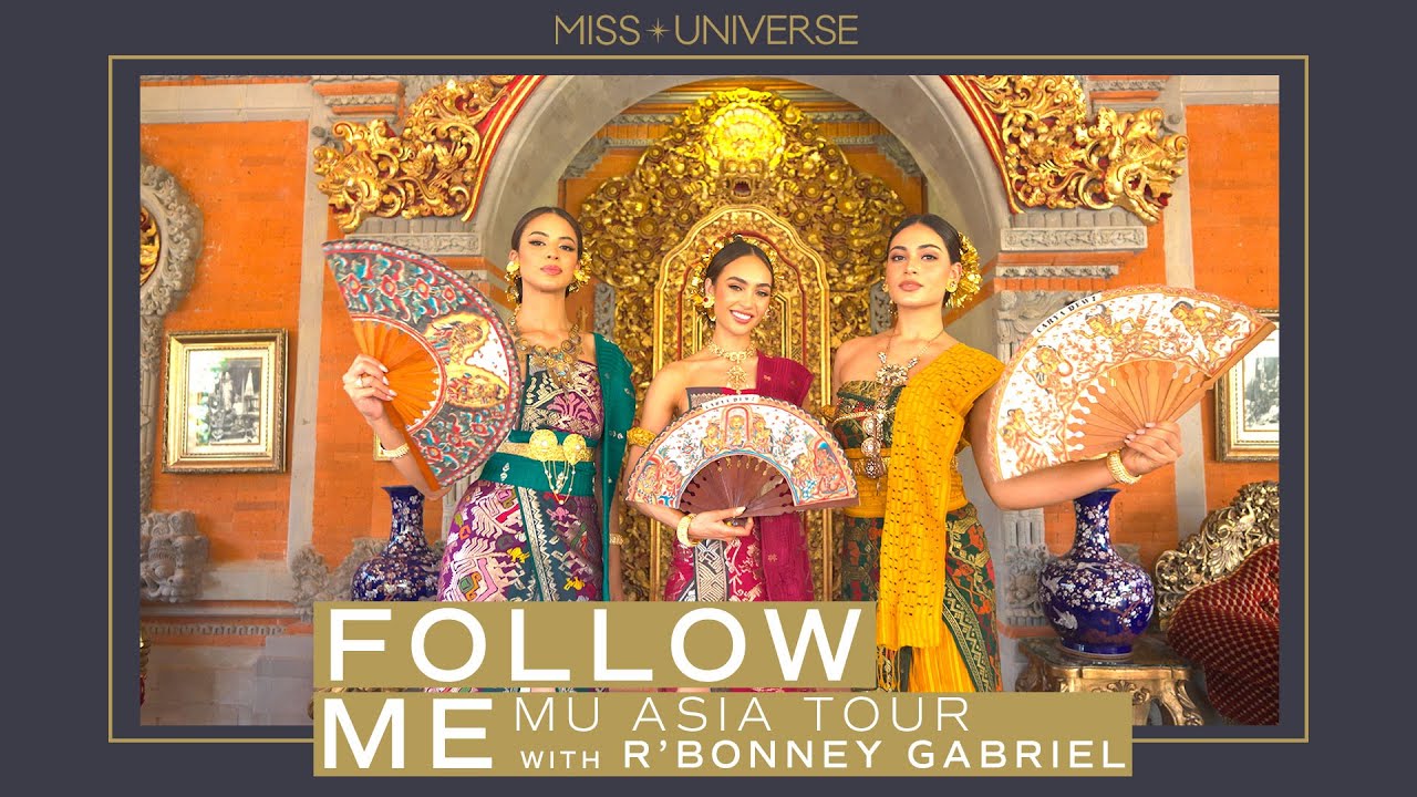 R'Bonney Gabriel Visits South East Asia | FOLLOW ME |  Miss Universe