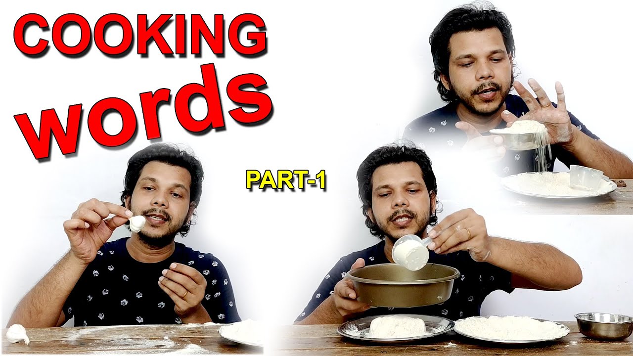 COOKING RELATED WORDS (PART-1) || LEARN ENGLISH THROUGH VLOG