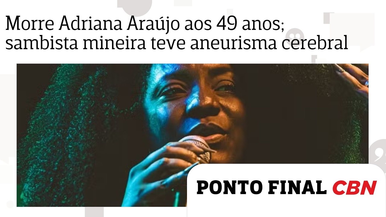 Morre Adriana Araújo aos 49 anos; sambista mineira teve aneurisma cerebral