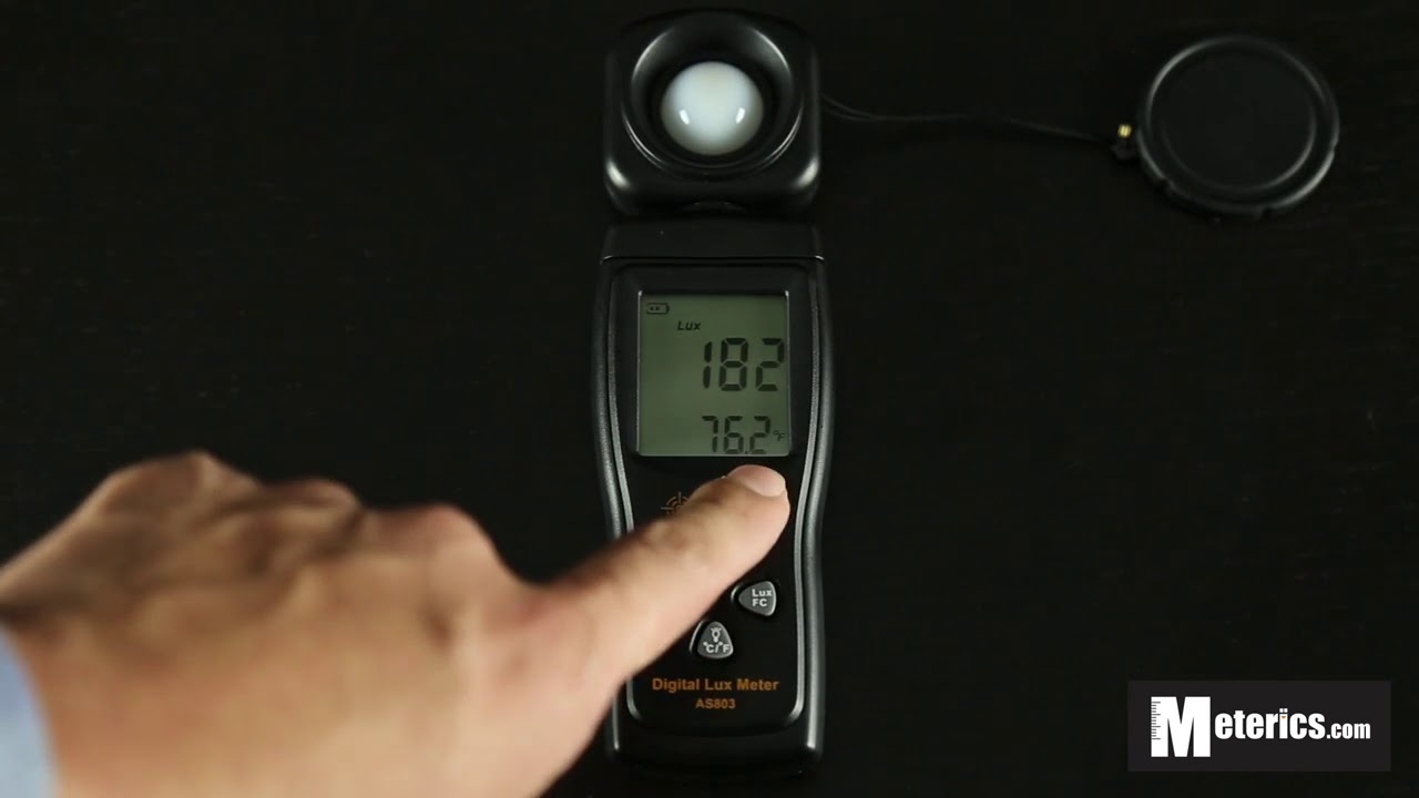 Smart Sensor AS803 Digital Light Lux Meter 1-200,000 Lux tools Review
