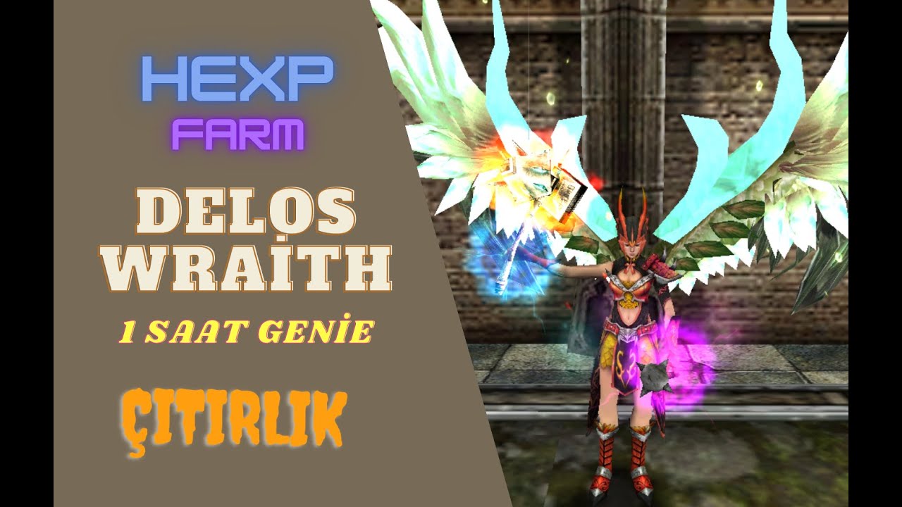 ÇEREZLİK DELOS WRAİTH FARMLADIK-İNT BP FARM SERİSİ 20 SAAT GENİELİ WRAİTH ZERO