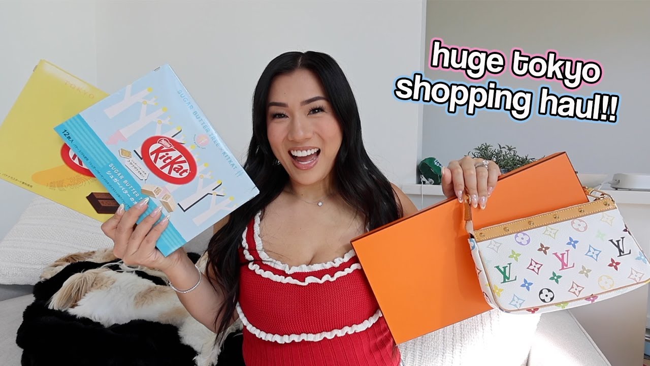 WHAT I BOUGHT IN JAPAN!! Huge Tokyo Shopping Haul! Luxury, Skincare, Snacks & More!!