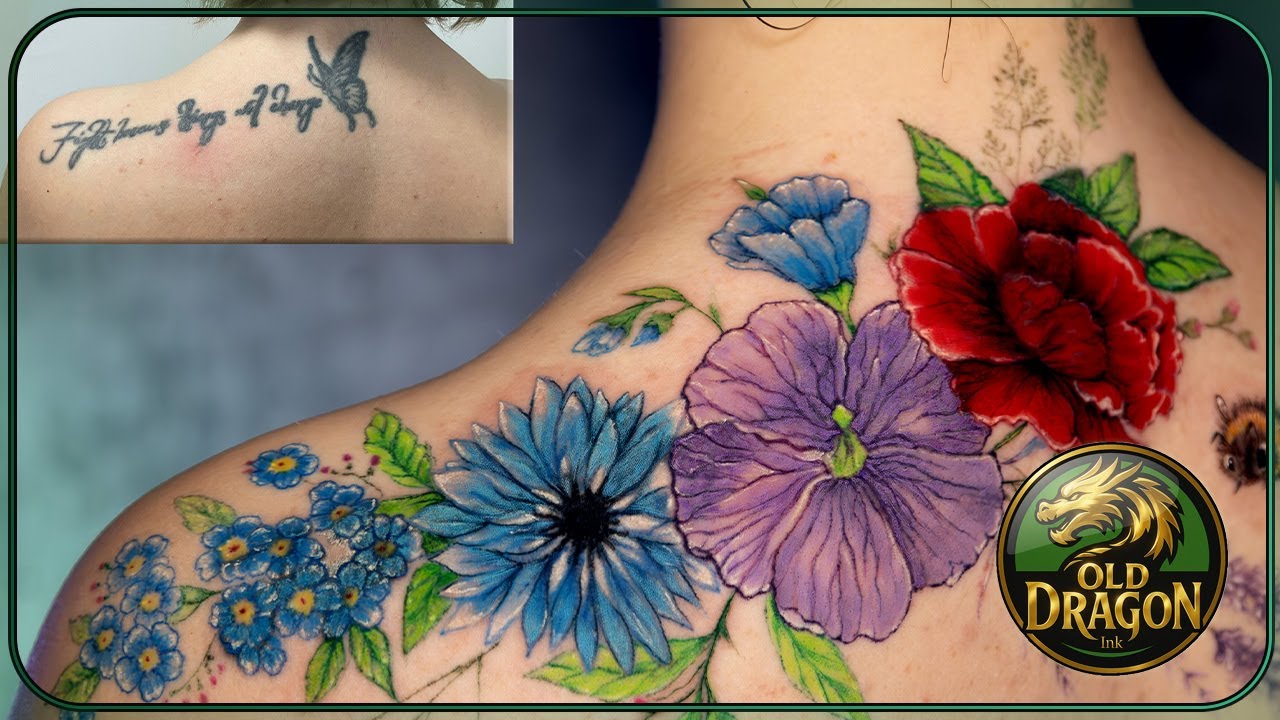 Coverup Tattoo Projekte Collection Dimi Old Dragon Ink Dinkelsbühl