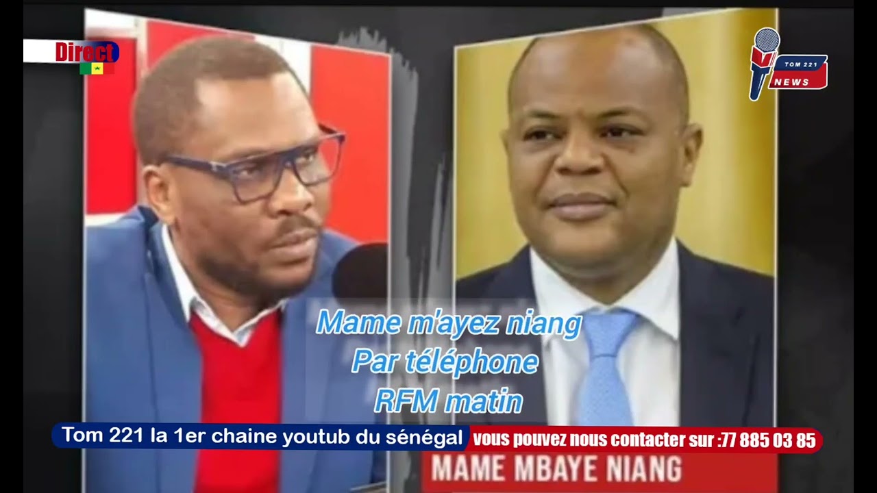 #urgent Mame Mbaye Niang à RFM Matin révélation, babacar fall . Sonko fenekon ,mbaye rapor. .......