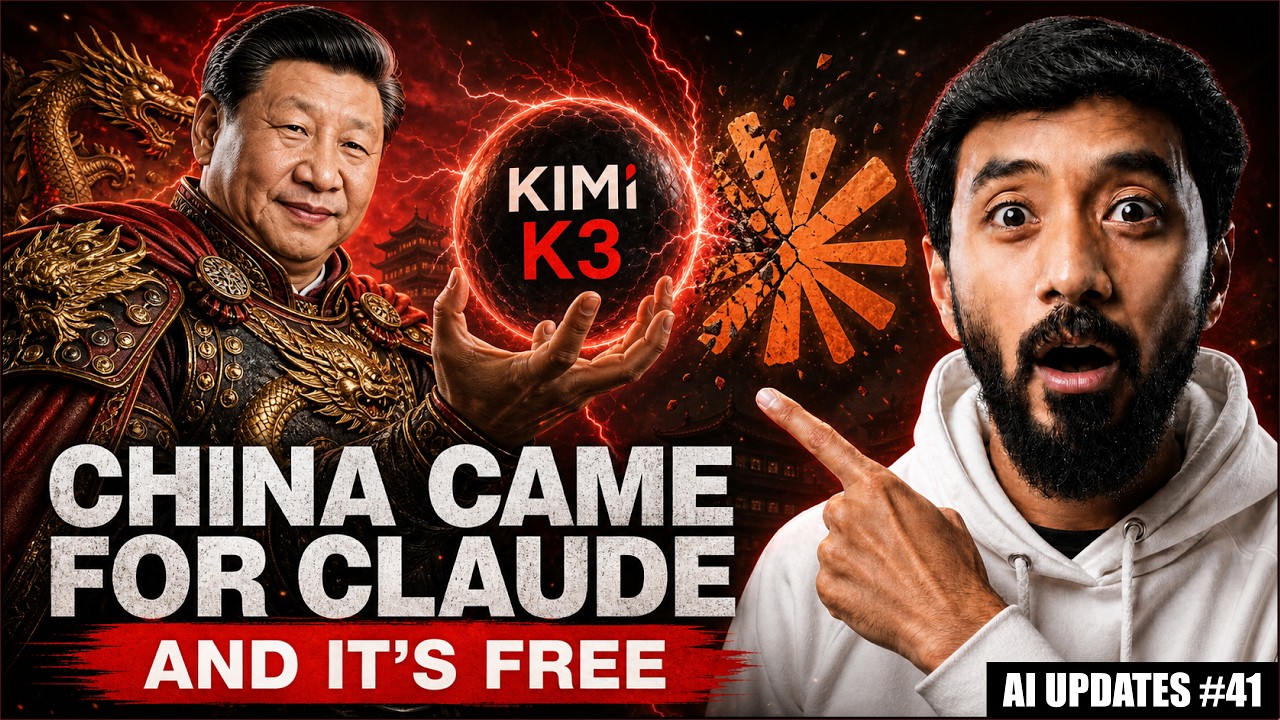 Китай выпустил бесплатную нейросеть Kimi K3, которая обходит Claude Fable 5 (+16 AI-новостей)