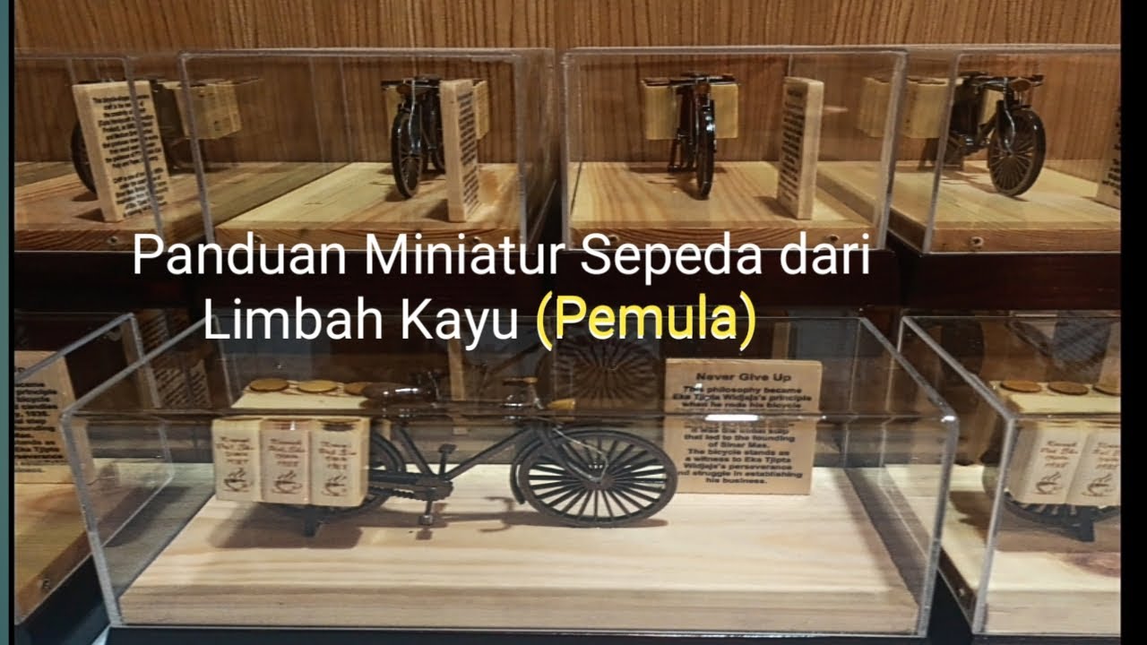 Panduan Miniatur Sepeda dari Limbah Kayu (Pemula)