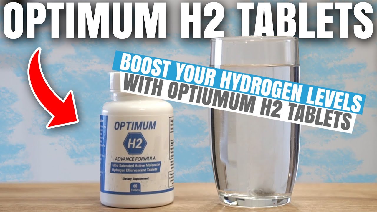 Optimum H2 Hydrogen Water Tablets | Maximize Your H2 Levels & Fight Free Radical | H2 Supplement