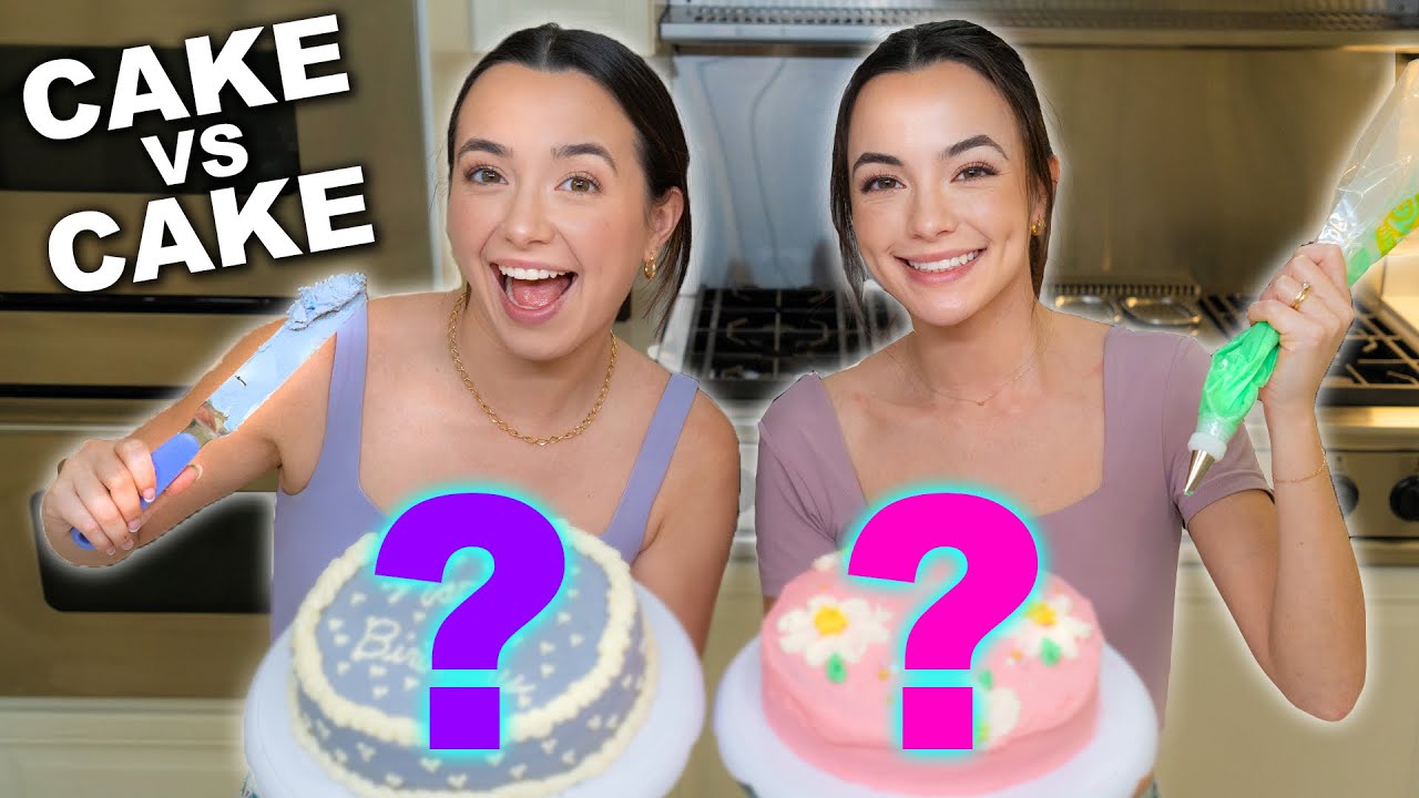Baking and Decorating Our Birthday Cakes! - Merrell Twins