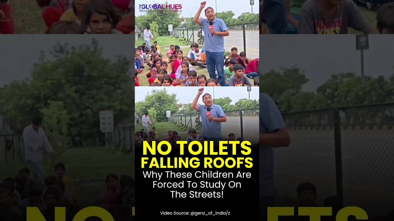 #government Promises Vs #reality 💔 Fear Of #unsafe #classrooms Drives #kids To #roadside #studying