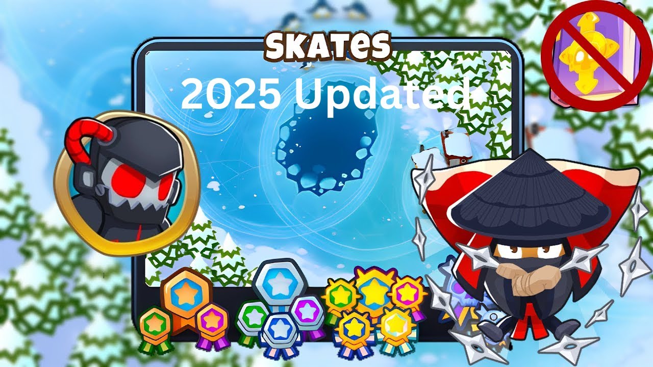 Skates [Hard] Guide | No Monkey Knowledge | BTD 6 (2025 Updated) 4K