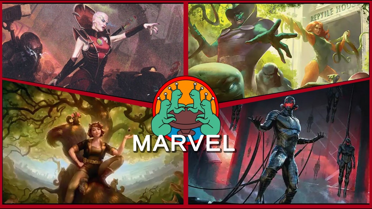 MTG EDH Gameplay | Marvel's Squirrel Girl vs Serpent Society, Ultron & Magus