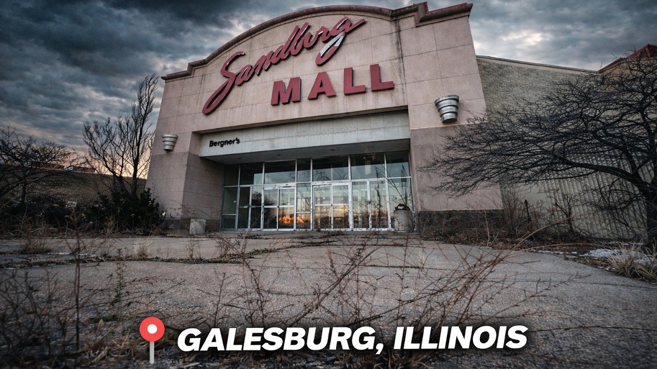 Inside the REAL Abandoned Backrooms Mall | Sandburg Mall Galesburg, Illinois
