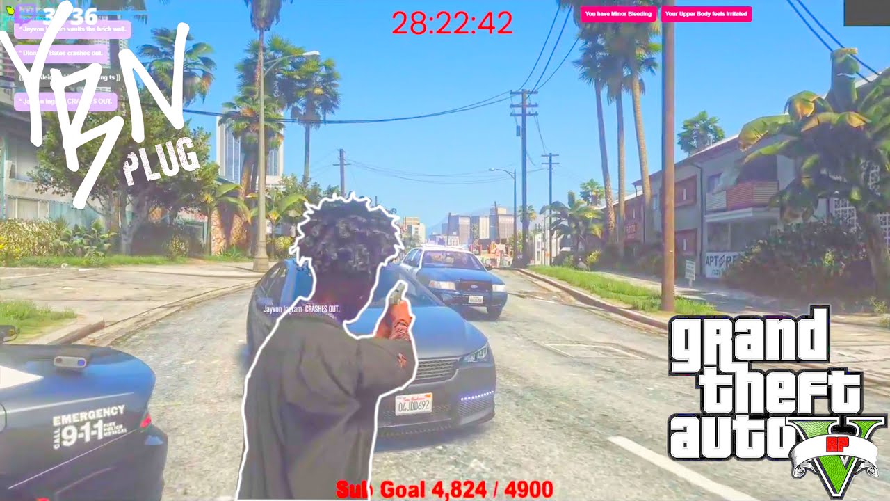 Big Ex Has A Shootout With Police After Catching Two Bodies | YBN LS | GTA RP | YBN Server