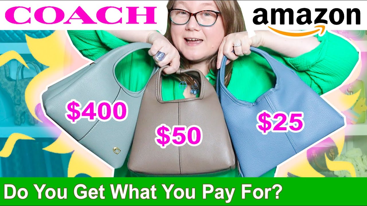 $400 COACH Lana 23 vs $50 and $25 Amazon Alternatives: What's Worth Your Money? || Autumn Beckman