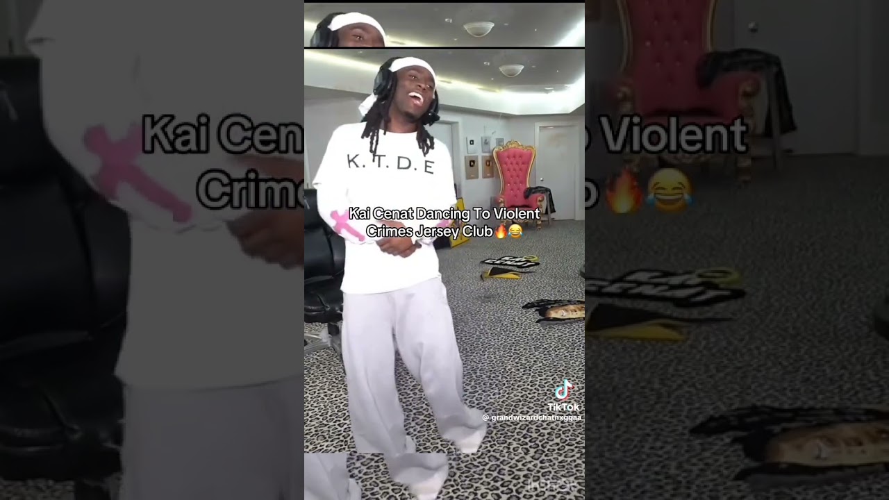 Kai dancing to Violent Crimes Jersey Club🔥 #kaicenat #dancing #violentcrimesjerseyclub #fyp #amp