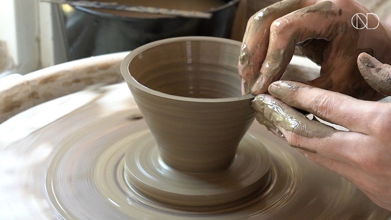 물레로 만드는 도자기 커피 드리퍼 : Making a ceramic Coffee Dripper [ONDO STUDIO]