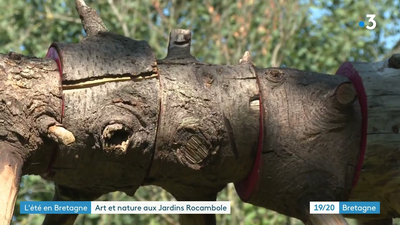 L'été en Bretagne. A la découverte des jardins Rocambole à Corps-Nuds (Ille-et-Vilaine)