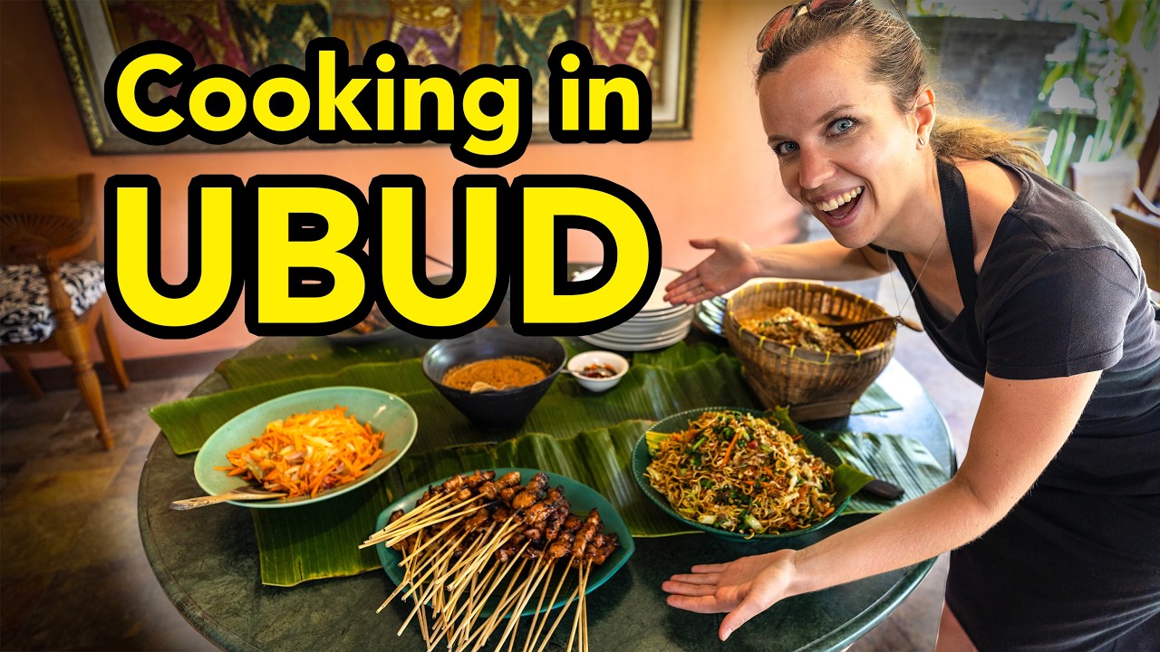 We did an Authentic Balinese Cooking Experience in Ubud! 🇮🇩