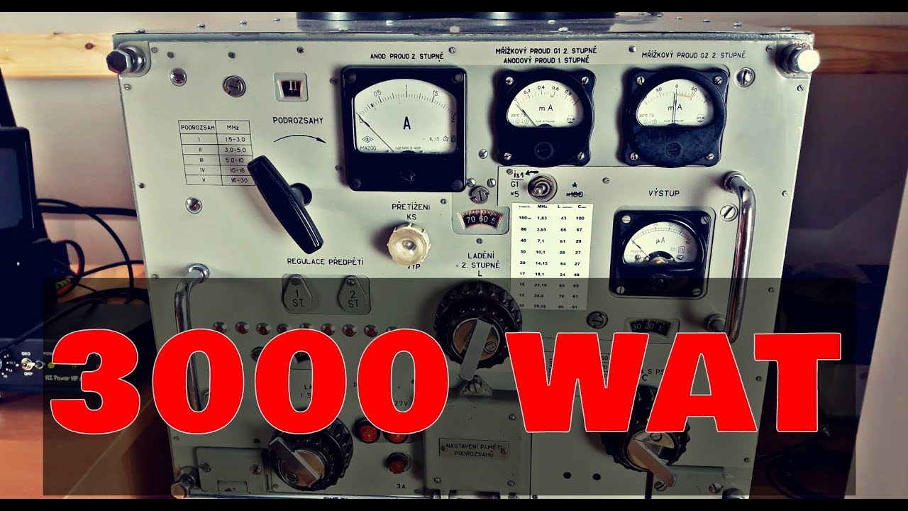 Wzmacniacz nadajnika 3000 Wat do CB radia ?