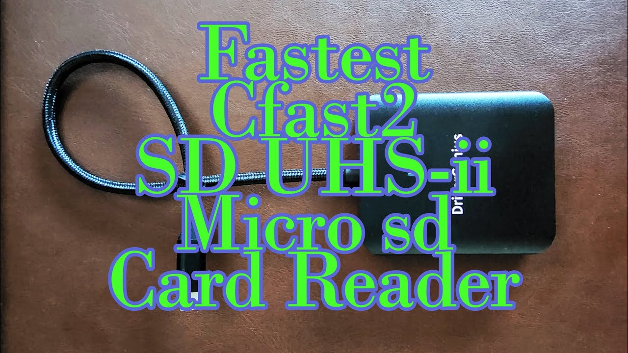 Driver Genius Card Reader - ultra fast card reader for transferring footage