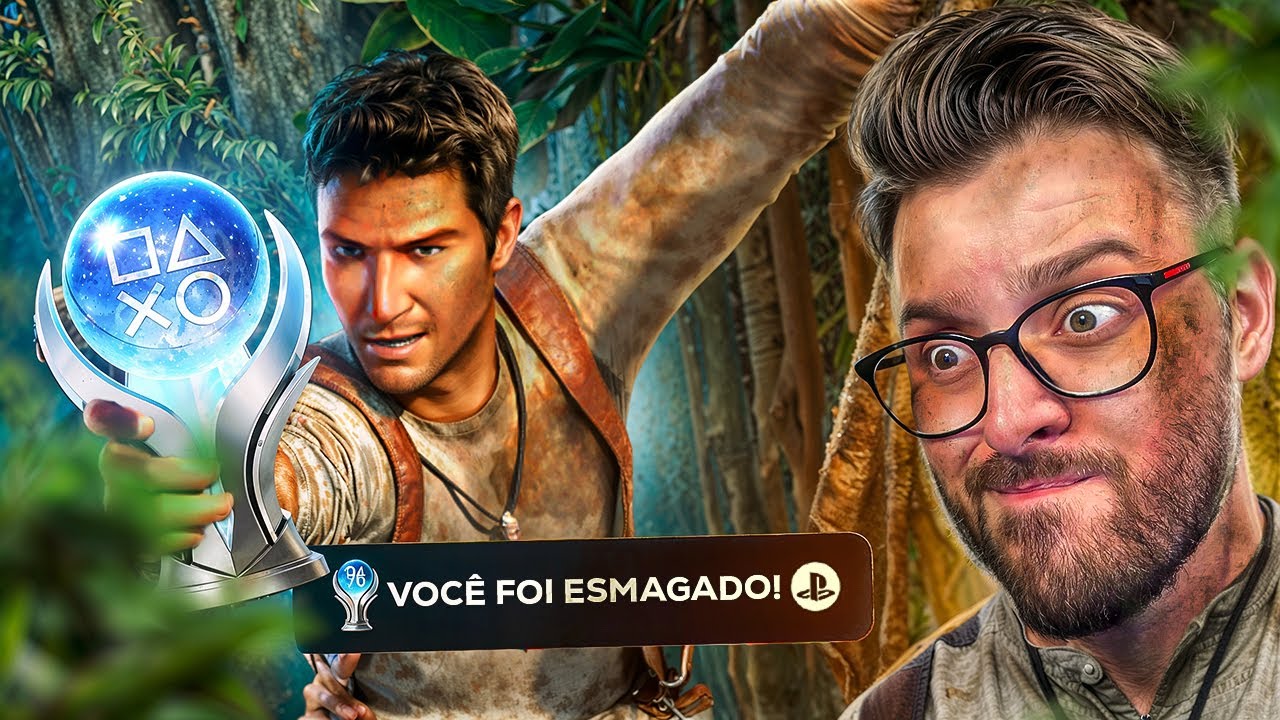 A Platina Do Uncharted Foi Extremamente Brutal (com a minha mente 🤪)