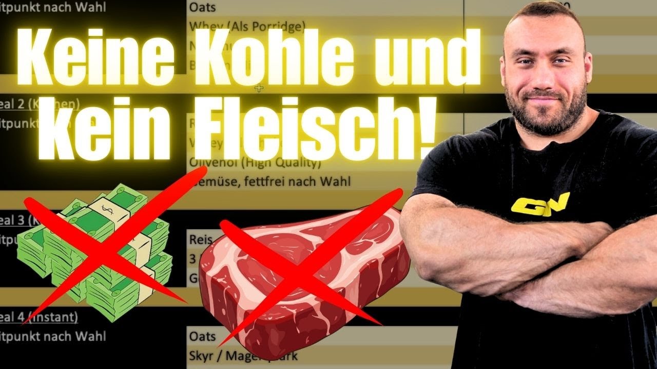Maximaler Muskelaufbau Plan (ohne Fleisch)