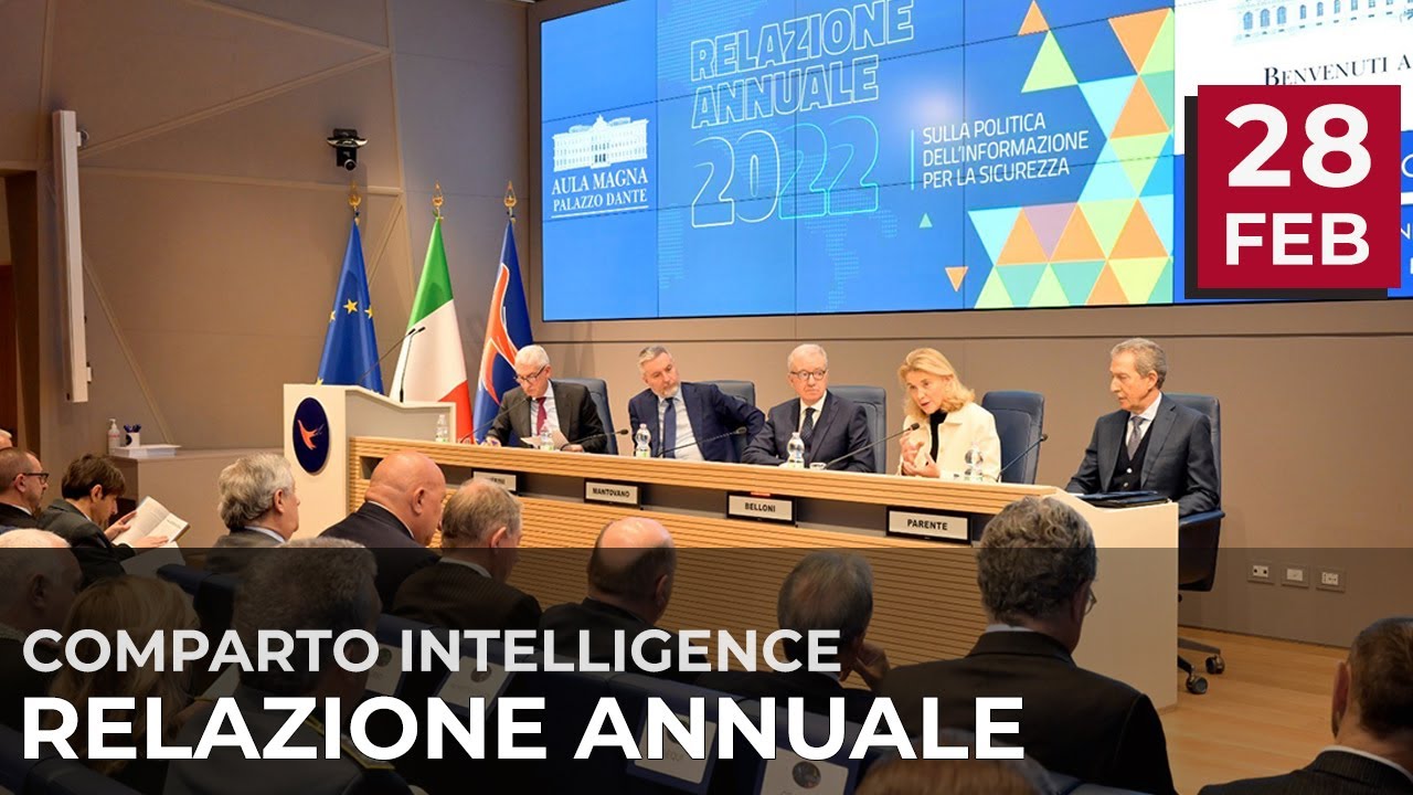 Intelligence, presentazione della Relazione sulla politica dell’informazione per la sicurezza
