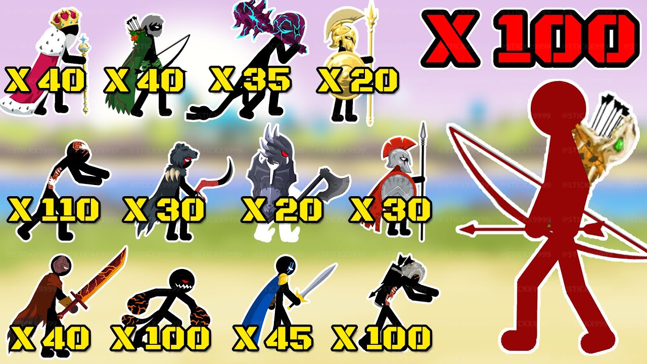 Can a Few Atreyos Defeat an Army of 100 Savage Archers?⚔️ STICK WAR SAGA HACK 💥 Stickx9999