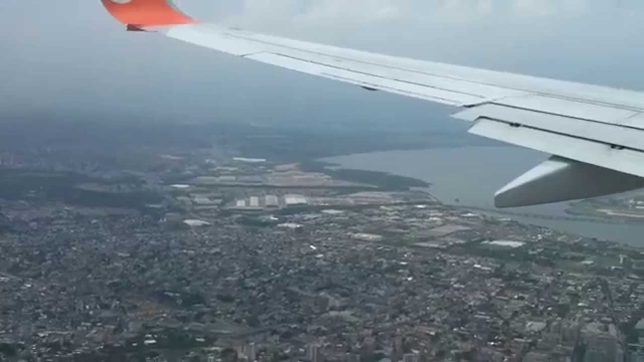 Aterrizando en Rio de Janeiro / Santos Dumont GOL 737-800
