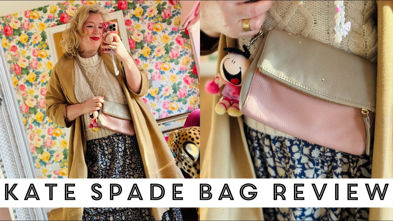 Обзор мини-сумки Kate Spade Carson из кожи цвета 