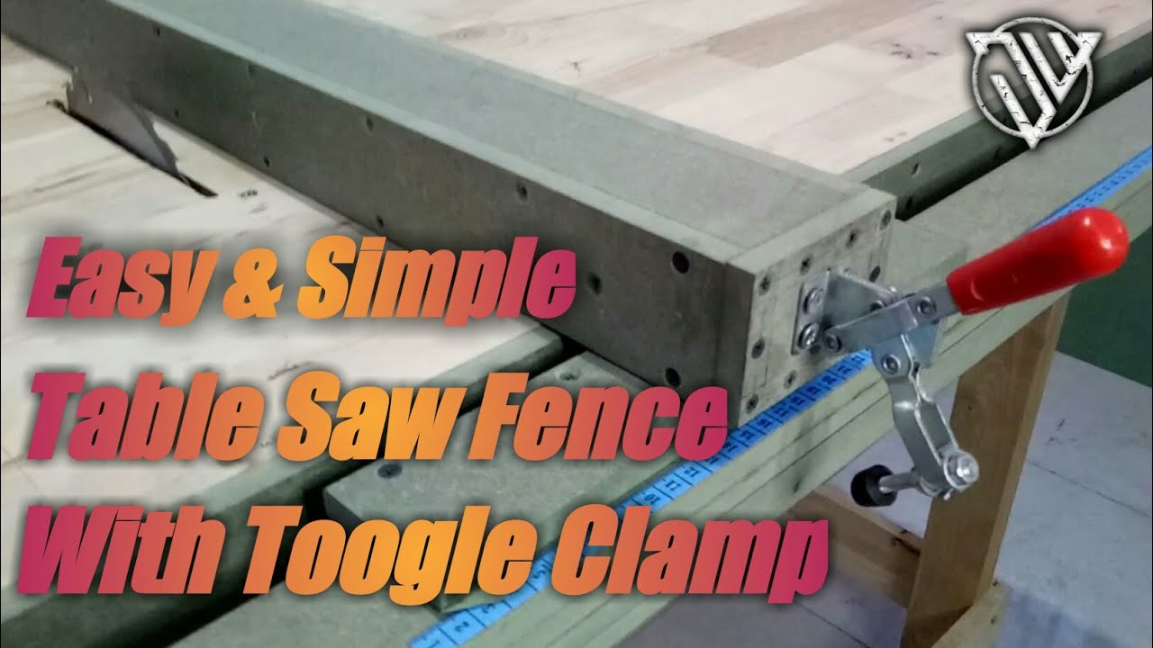 How To Make A Table Saw Fence For Homemade Table Saw / Cara Mudah Membuat Fence Table Saw / DIY