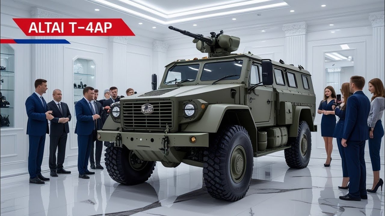 Altai T-4AP &mdash; Новый российский бронеавтомобиль будущего! 🔥|Russian Armed Vehicles 