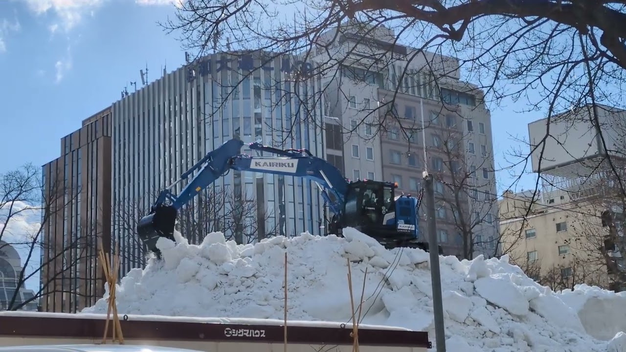 【さっぽろ雪まつり2026雪像解体】2月12日