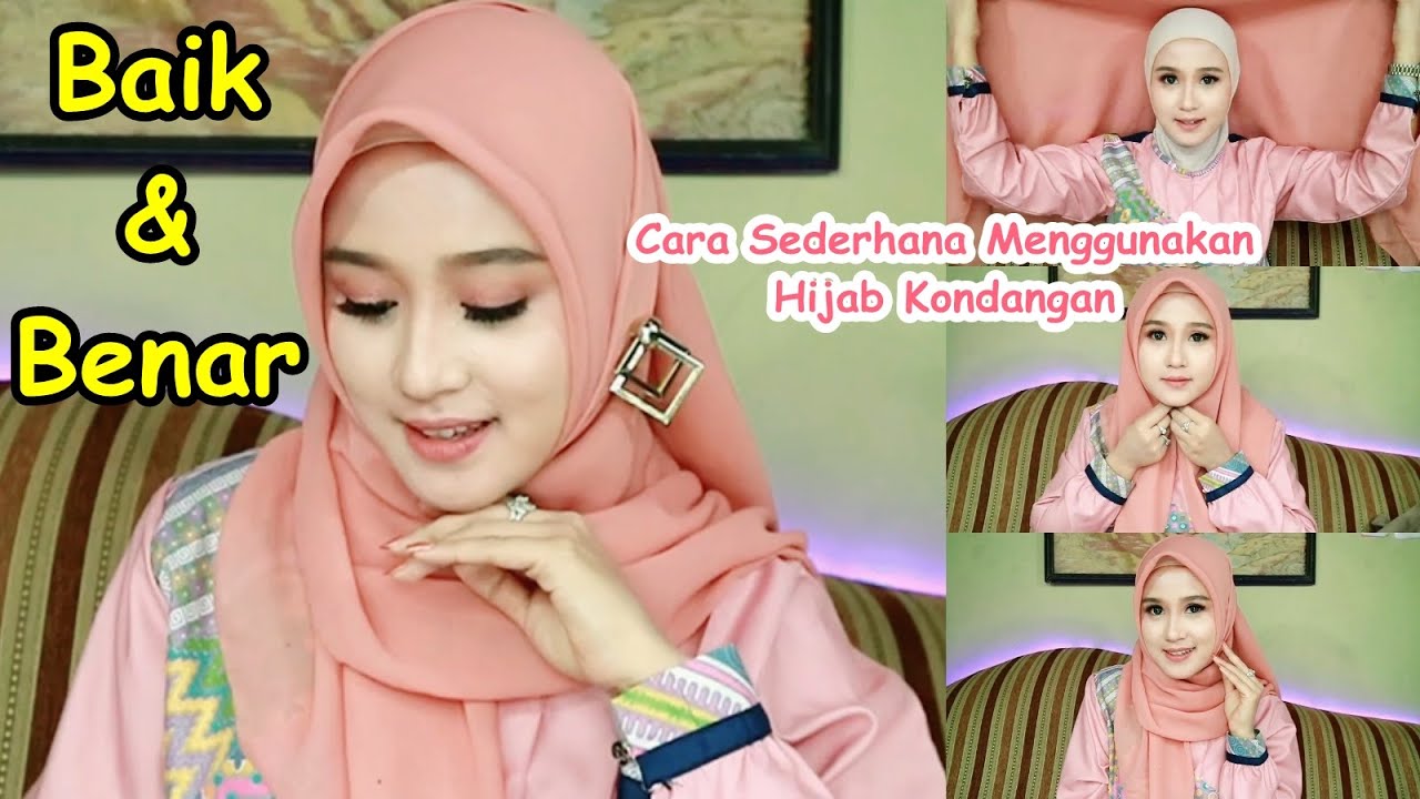 3 CARA SEDERHANA LUXURY MENGGUNAKAN HIJAB SEGI EMPAT SIMPLE PESTA KONDANGAN WISUDA ATAU ACARA FORMAL