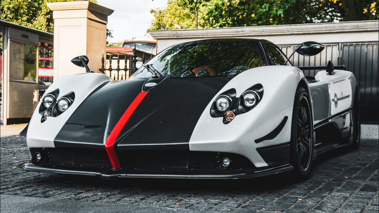 $5M PAGANI ZONDA CINQUE CAUSES CHAOS IN LONDON!