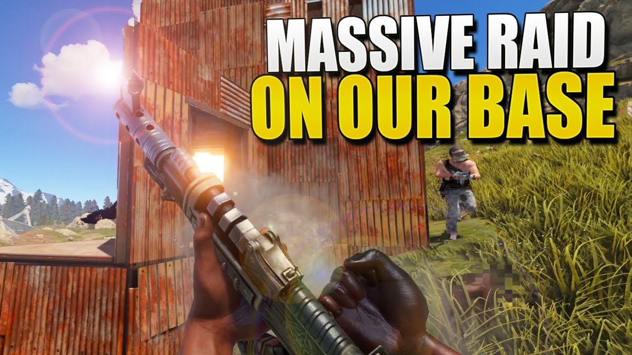 The MASSIVE ONLINE RAID On Our BASE: Finale (Rust Survival) #122