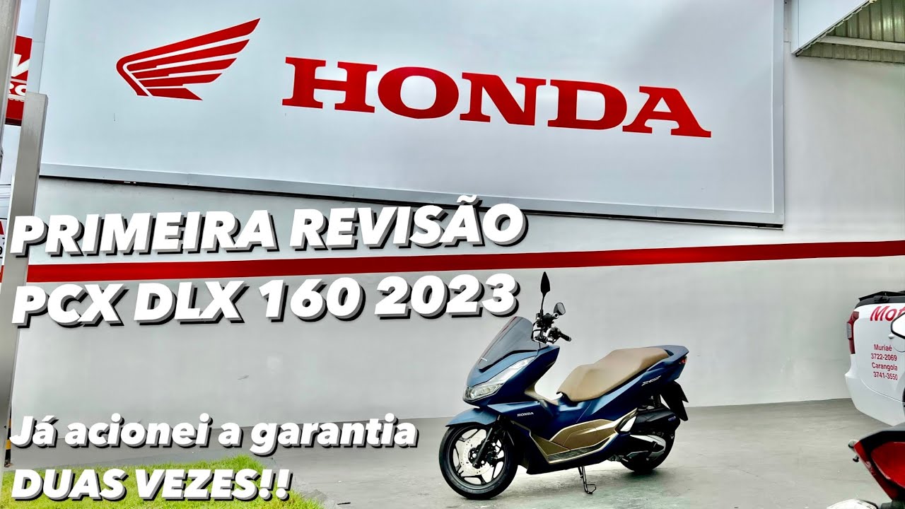 Primeira revisão Honda PCX DLX 160 2023 - TODOS os valores gastos depois de 4 meses de uso!!