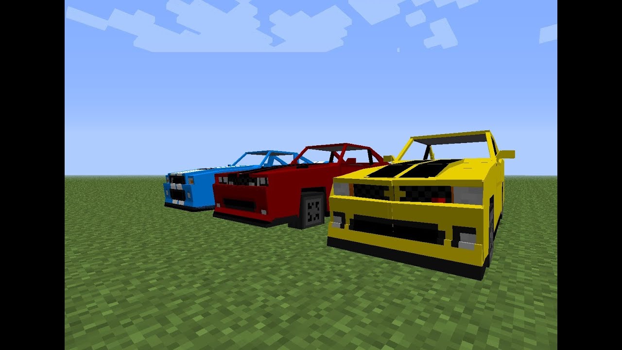 Minecraft Mod Spotlight - Sports cars (Spino vehicle pack 2.0)