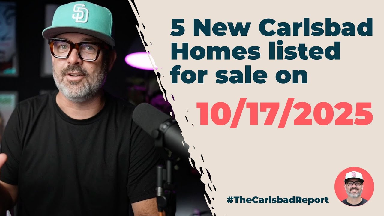 5 New Carlsbad, CA Homes listed for sale on 10172025