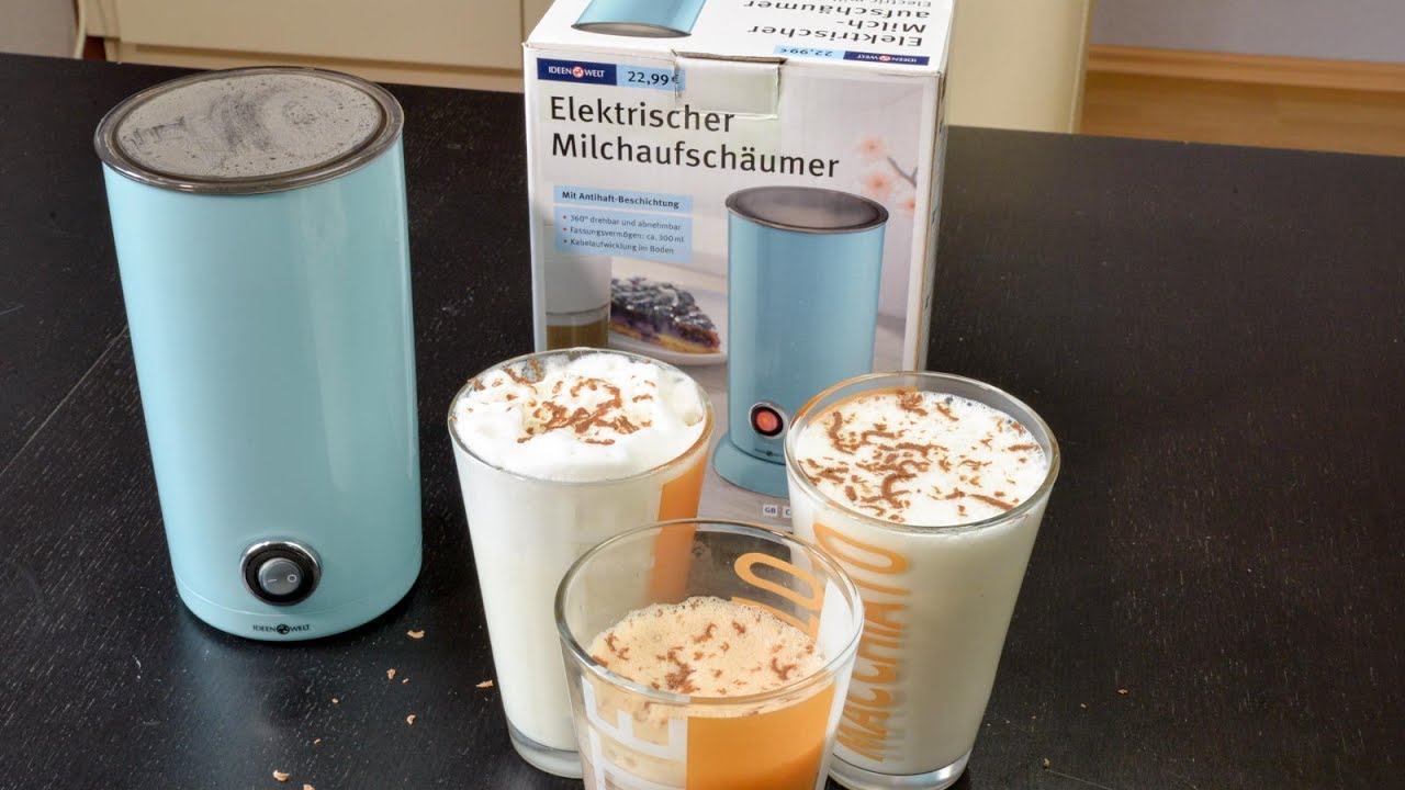 Elektrischer Milchaufschäumer der Rossmann Ideenwelt