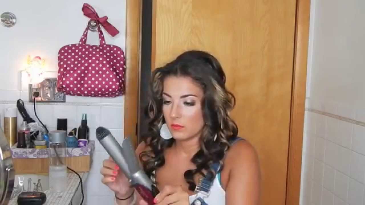 Tutorial, create Bombshell hair, curling hair tutorial, w/ SKR hair extensions, voluminous hair