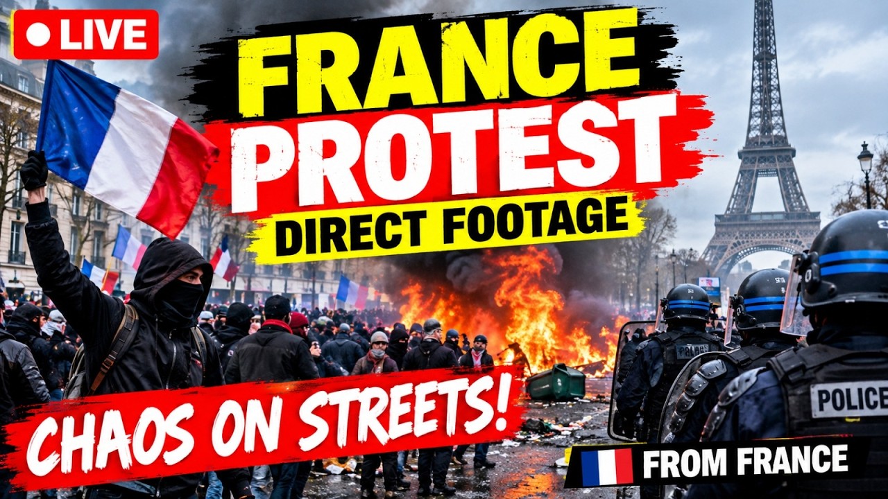 Breaking News LIVE: Direct Footage From the Streets | Massive Protest Coverage | France in Flames?