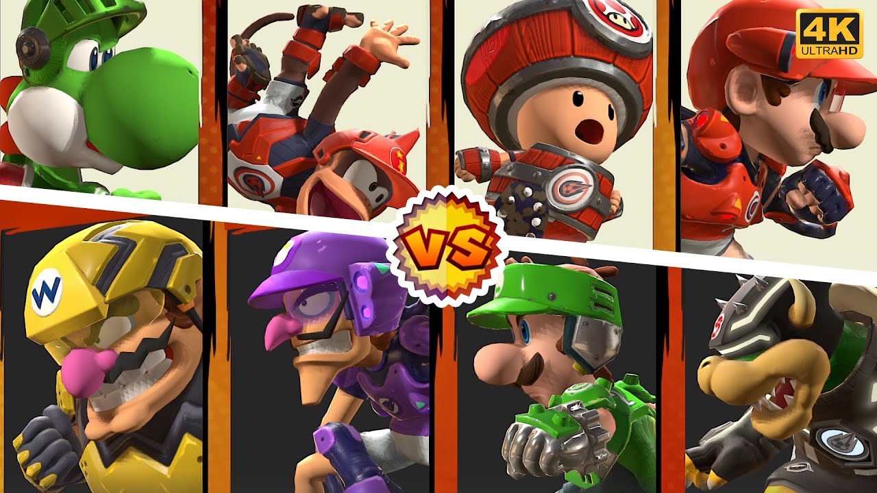 Mario Vs. Wario - Mario Strikers: Battle League