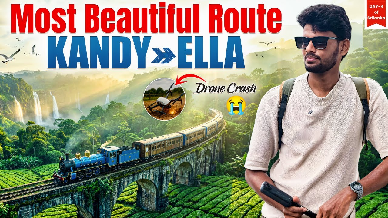 World’s Most Beautiful Train Ride 🇱🇰 | Kandy to Ella Train Journey