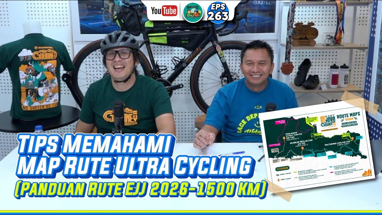 Tips Memahami Map Rute Ultra Cycling (Panduan Rute EJJ 2026 - 1500 Km)