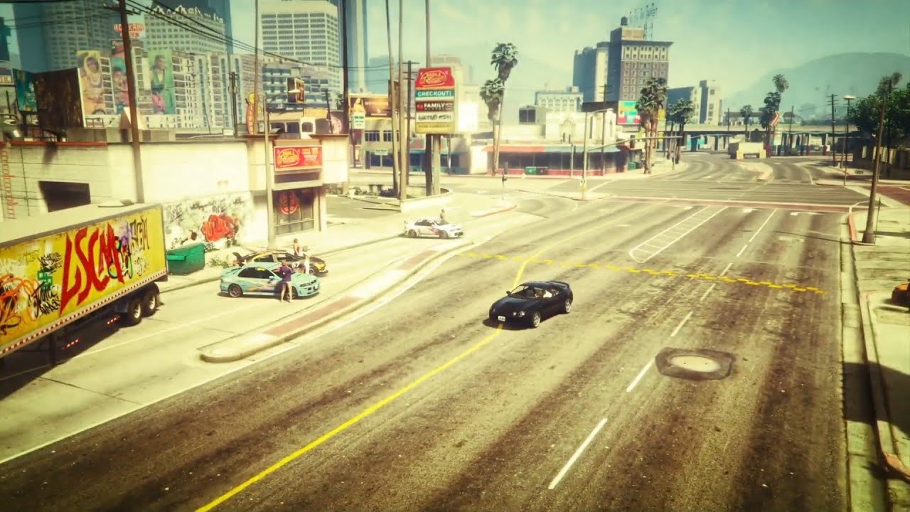 GTA Online Taking Alleyway Shortcuts means Winning the Race ! Tuners Update Street Races GTA 5