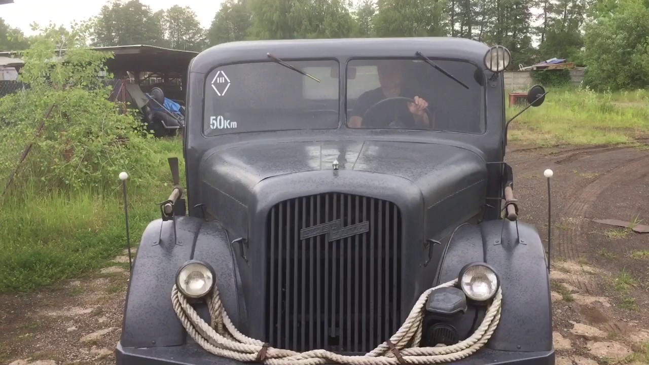 Opel Blitz driving and display